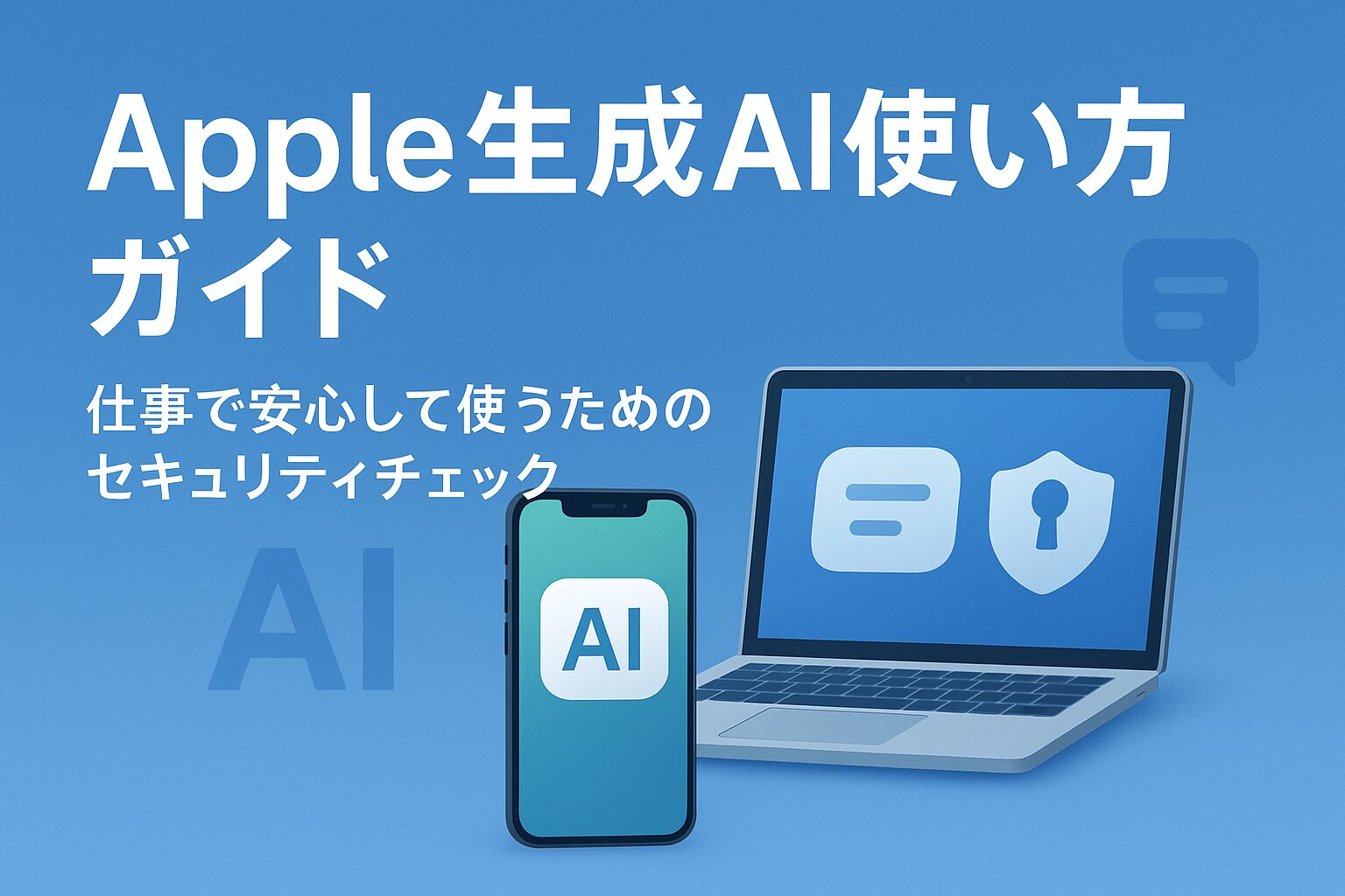 Apple生成AI使い方ガイド1