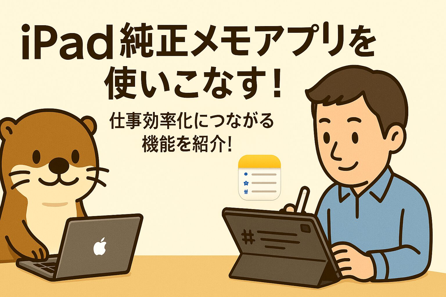 純正メモアプリを使いこなす