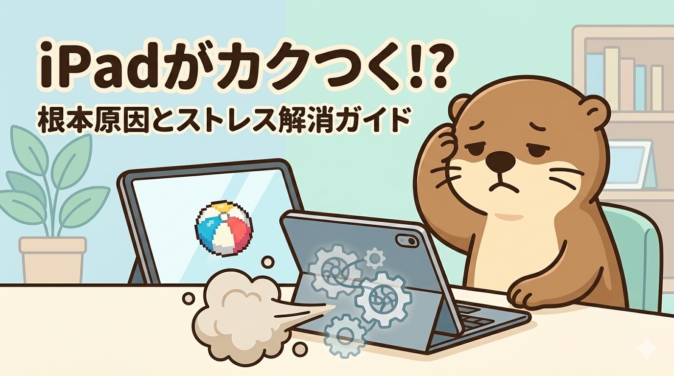 iPadの動作がカクつく原因は？重いストレスを根本から解消する完全ガイド